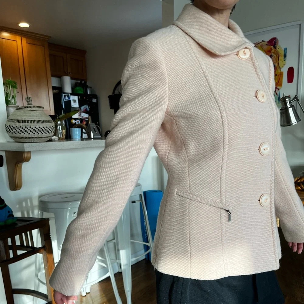 Wool & silk, lined, vintage coat by Carlisle - Picture 10 of 10